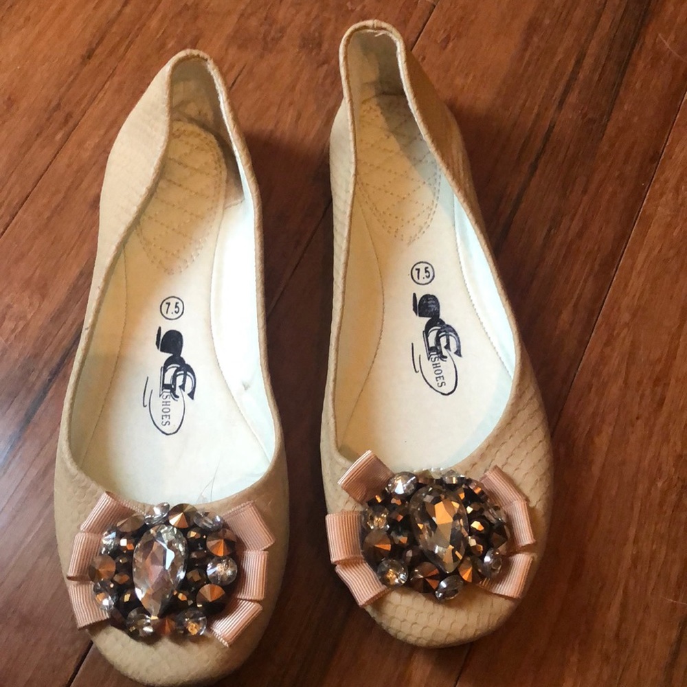 Bejeweled flats
